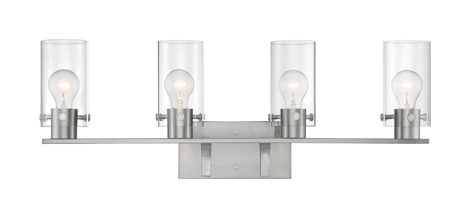 Nuvo Lighting 60-7174 Four Light Vanity, Brushed Nickel