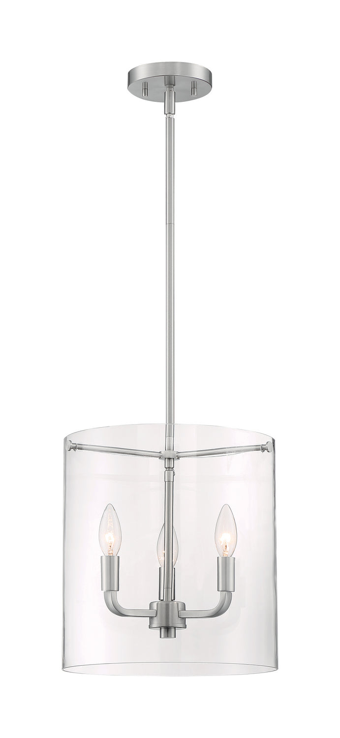 Nuvo Lighting 60-7177 Three Light Pendant, Brushed Nickel