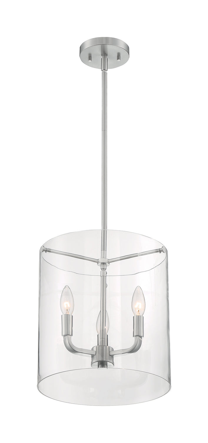 Nuvo Lighting 60-7177 Three Light Pendant, Brushed Nickel