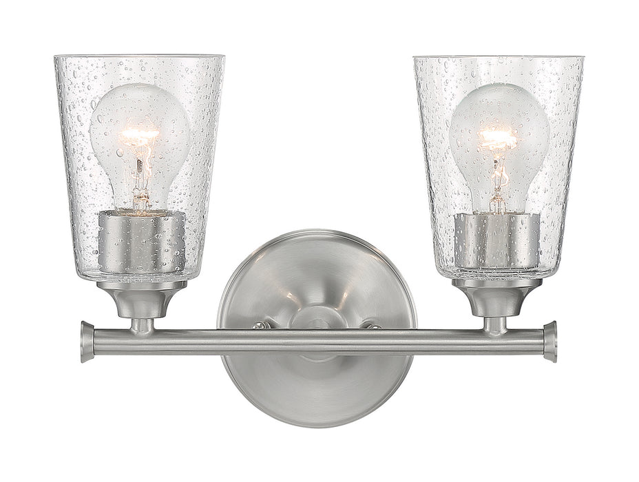 Nuvo Lighting 60-7182 Two Light Vanity, Brushed Nickel