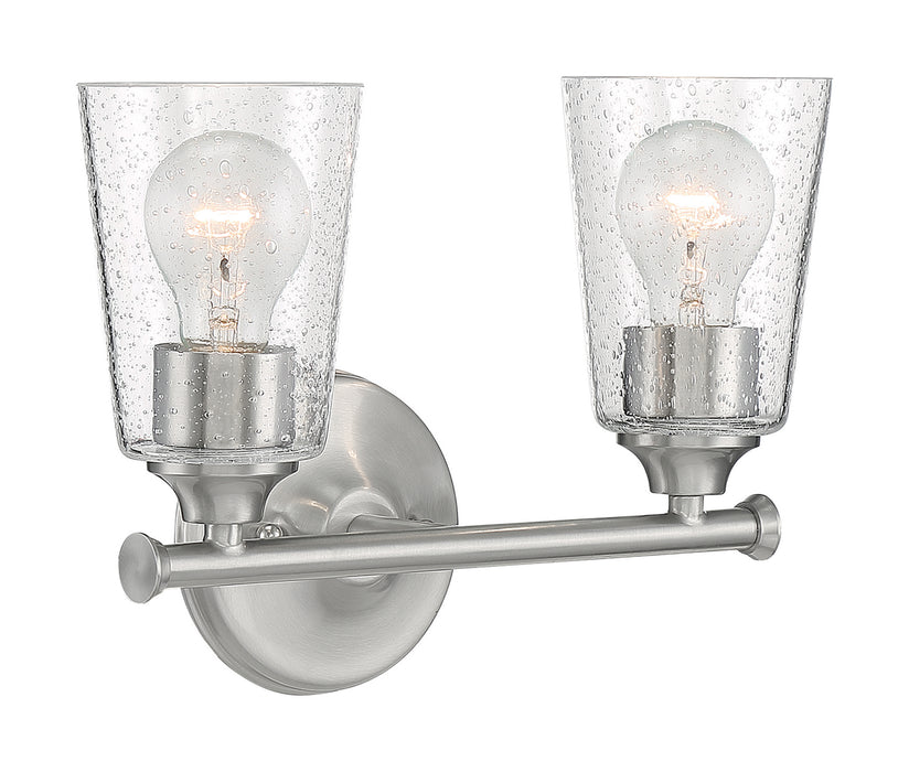 Nuvo Lighting 60-7182 Two Light Vanity, Brushed Nickel