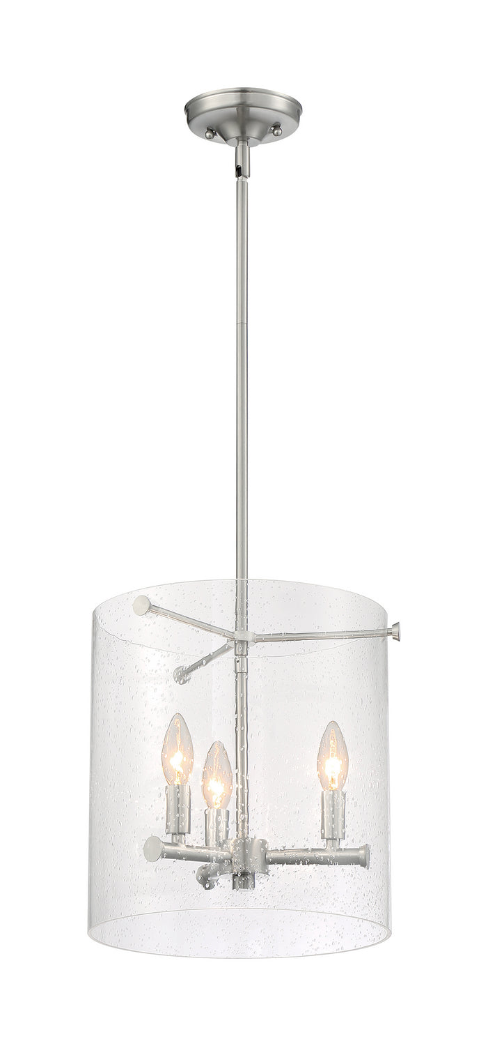 Nuvo Lighting 60-7187 Three Light Pendant, Brushed Nickel