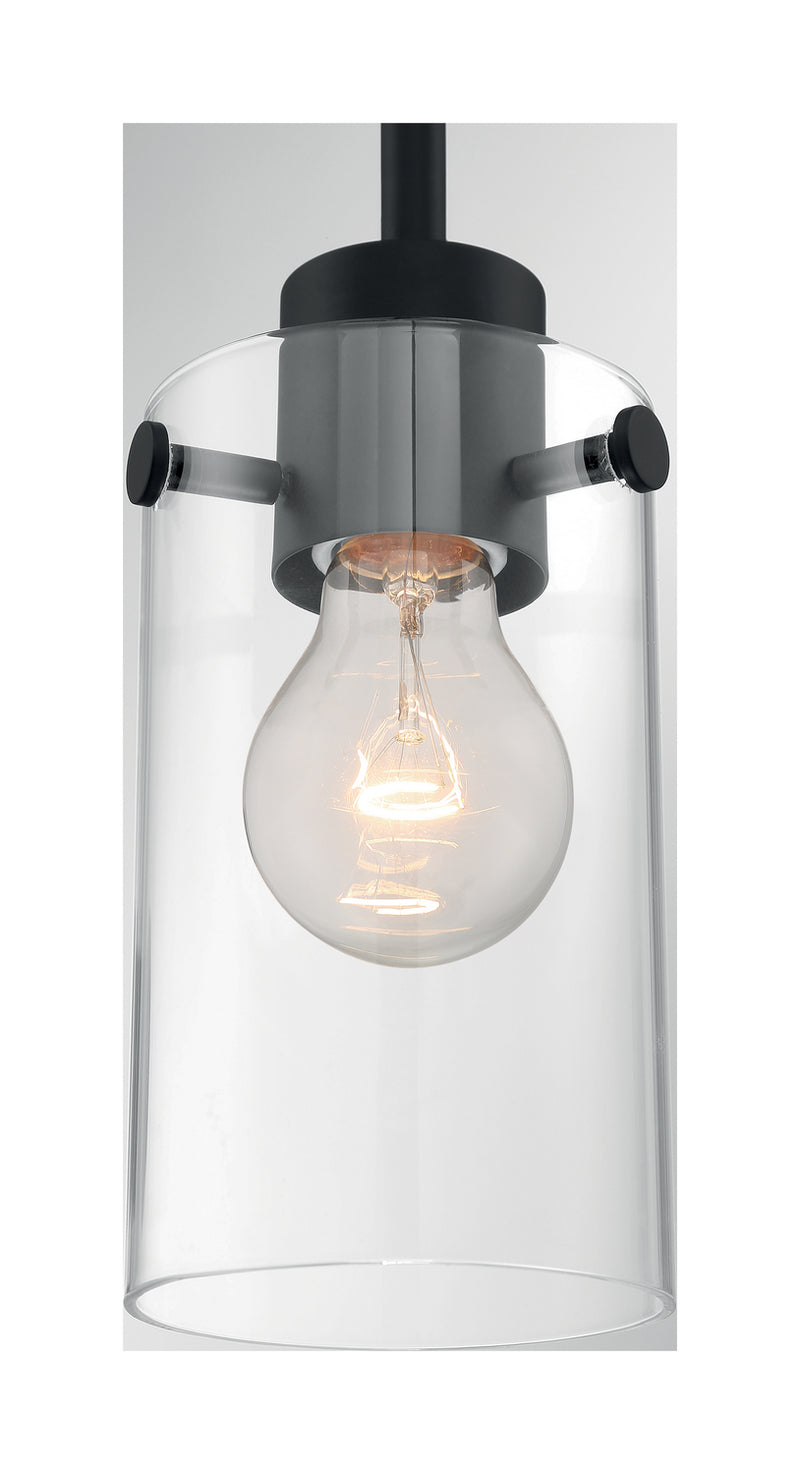 Nuvo Lighting 60-7270 One Light Mini Pendant, Matte Black