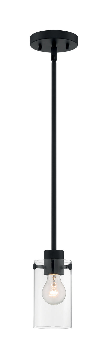 Nuvo Lighting 60-7270 One Light Mini Pendant, Matte Black