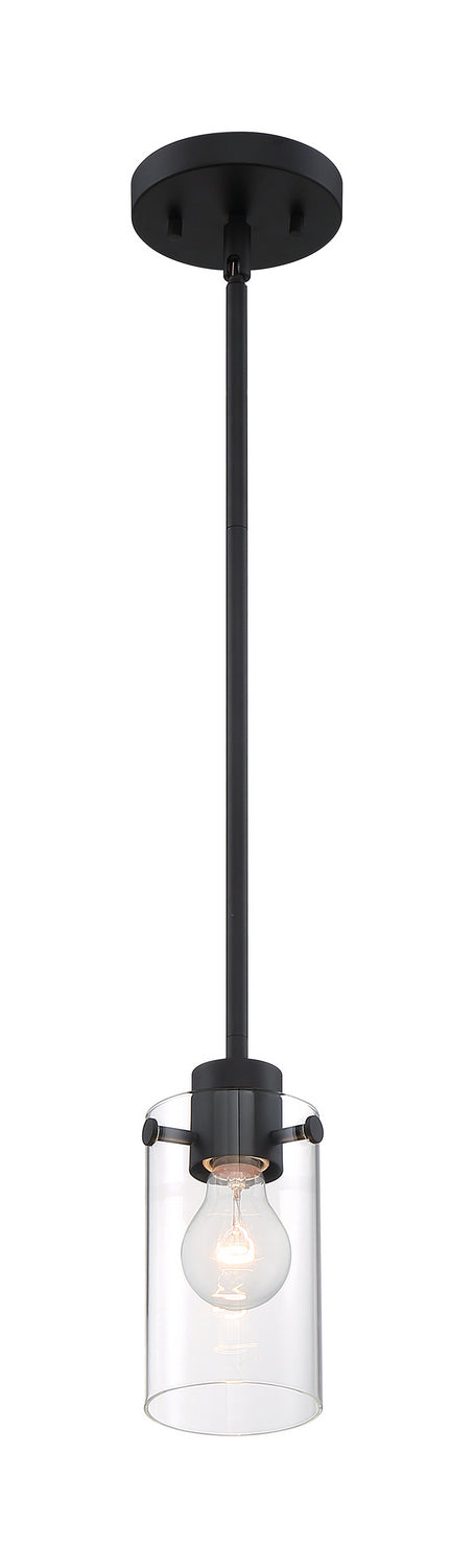 Nuvo Lighting 60-7270 One Light Mini Pendant, Matte Black