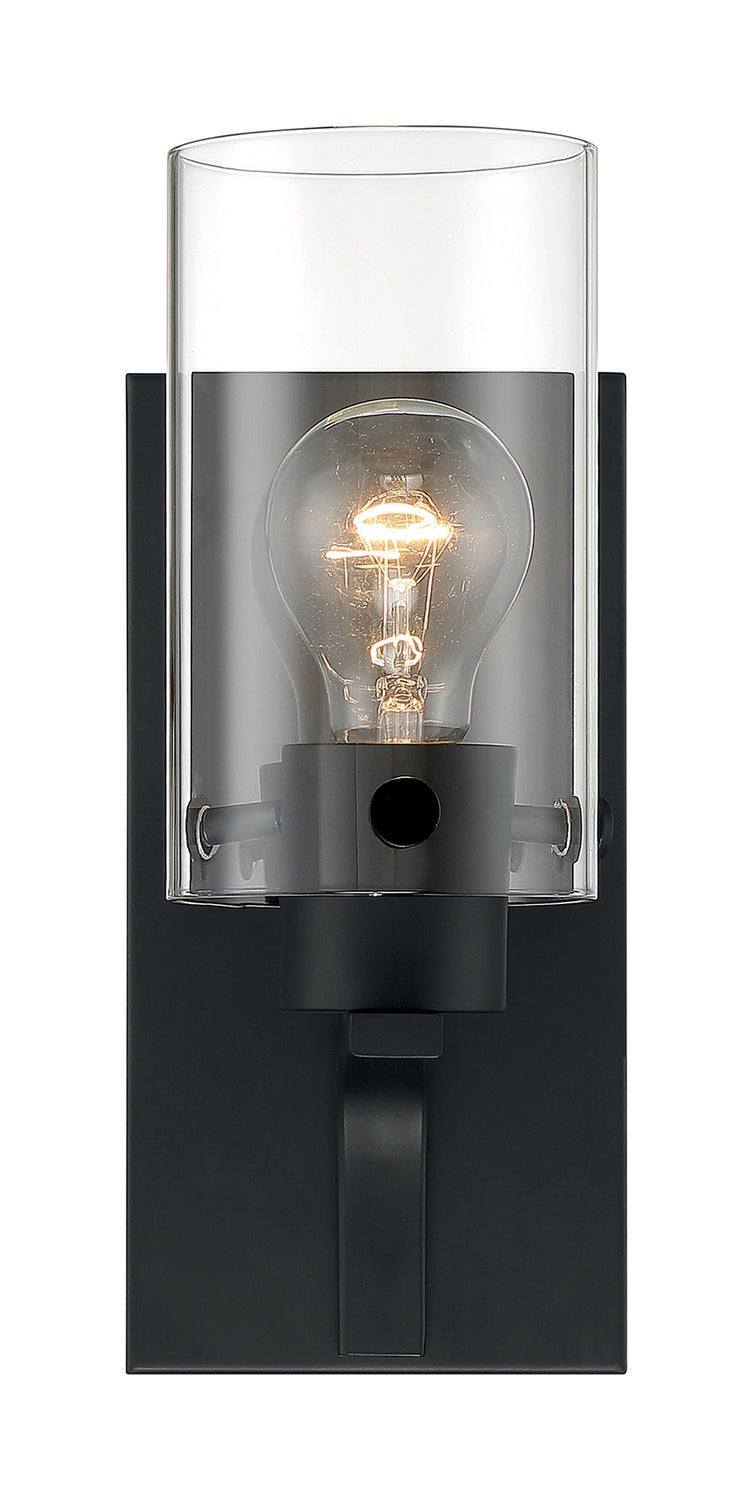 Nuvo Lighting 60-7271 One Light Vanity, Matte Black