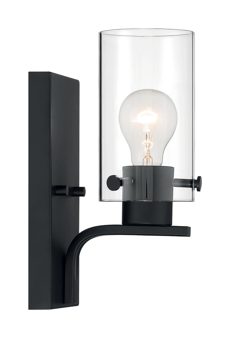 Nuvo Lighting 60-7271 One Light Vanity, Matte Black