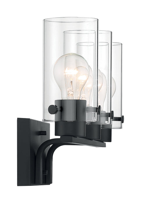 Nuvo Lighting 60-7273 Three Light Vanity, Matte Black
