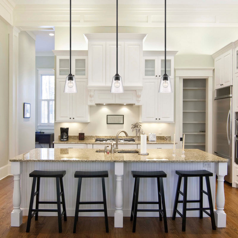 Nuvo Lighting 60-7280 One Light Mini Pendant, Matte Black