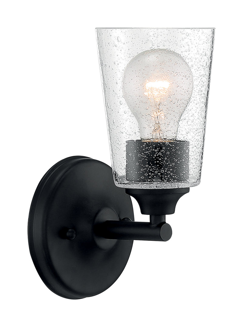 Nuvo Lighting 60-7281 One Light Vanity, Matte Black
