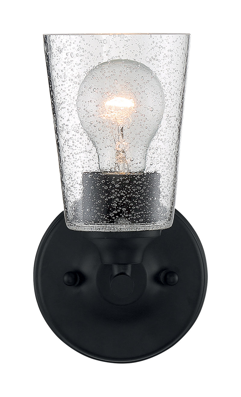 Nuvo Lighting 60-7281 One Light Vanity, Matte Black