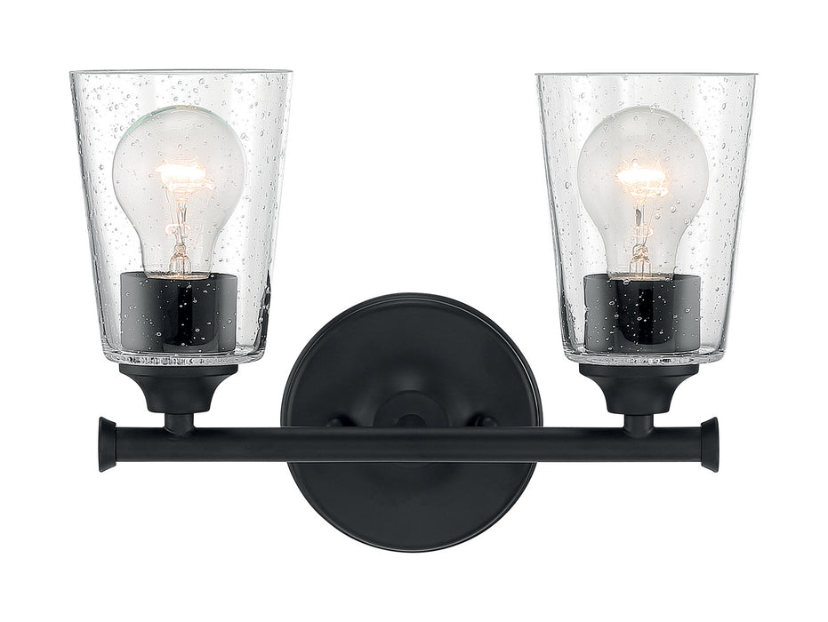 Nuvo Lighting 60-7282 Two Light Vanity, Matte Black