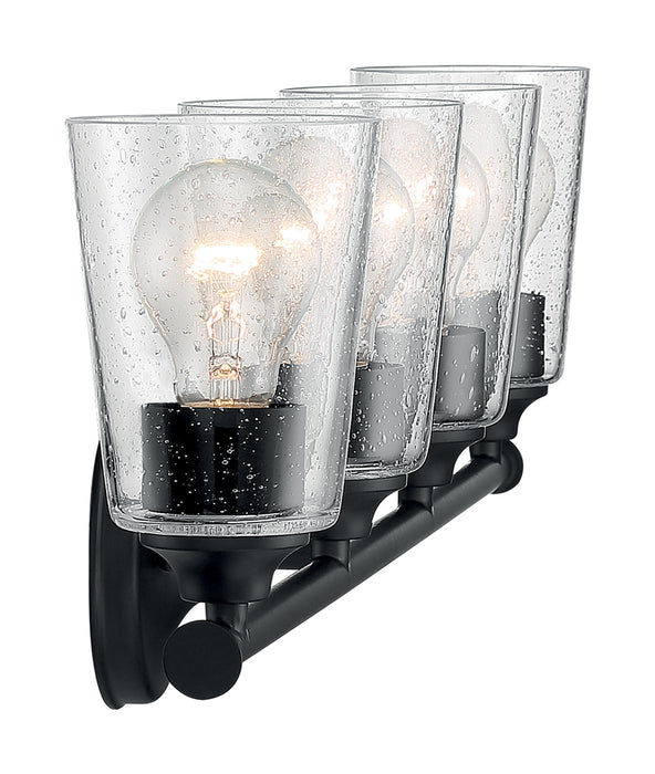 Nuvo Lighting 60-7284 Four Light Vanity, Matte Black