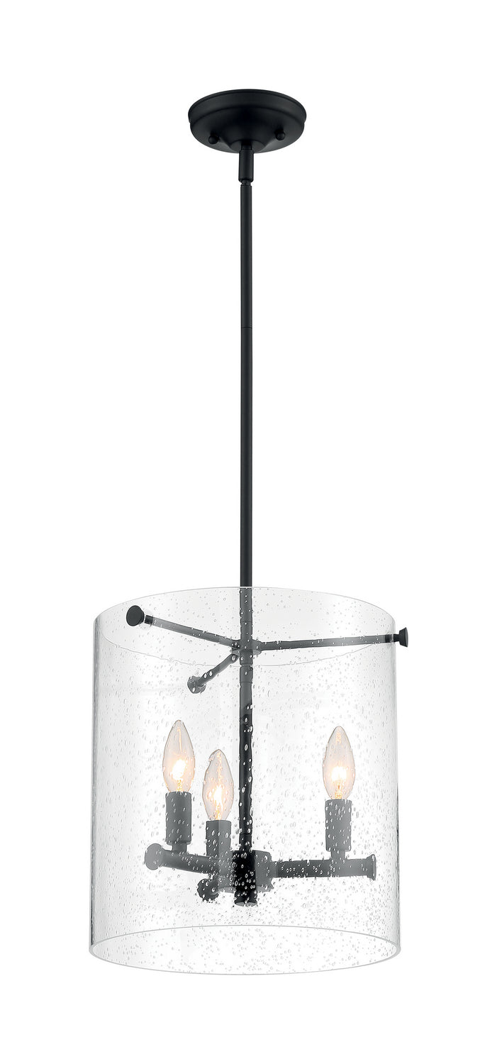 Nuvo Lighting 60-7287 Three Light Pendant, Matte Black