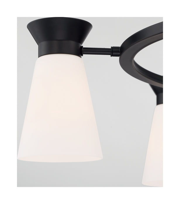 Nuvo Lighting 60-7315 Five Light Chandelier, Black