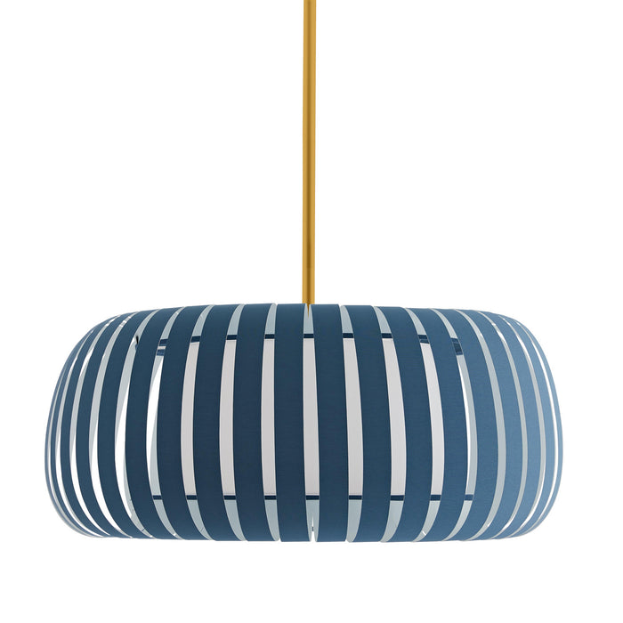 Arteriors 41043 One Light Pendant, Blue Cadet
