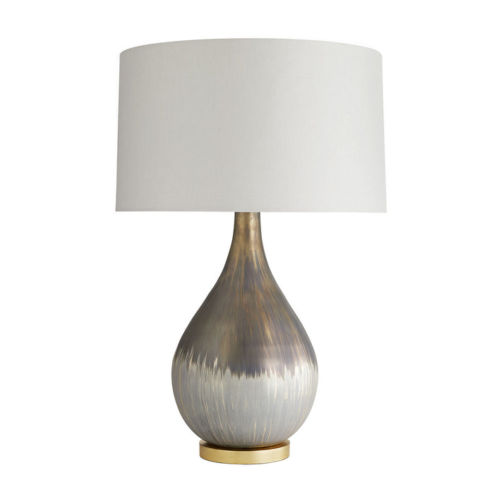 Arteriors 44415-295 One Light Table Lamp, Satin Silvered Bronze