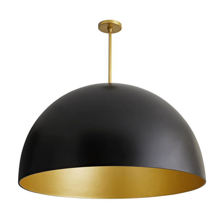 Arteriors 45047 One Light Pendant, Black