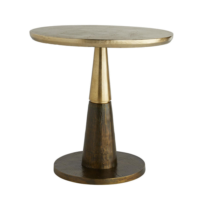 Arteriors 4589 Side Table, Antique Gold