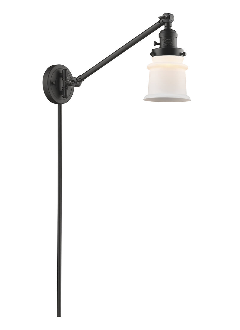 Innovations 237-OB-G181S One Light Swing Arm Lamp, Oil Rubbed Bronze
