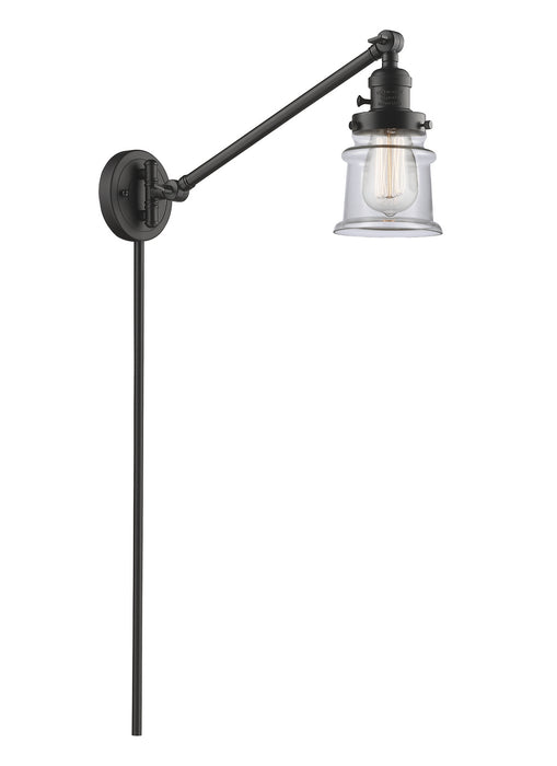 Innovations 237-OB-G182S One Light Swing Arm Lamp, Oil Rubbed Bronze