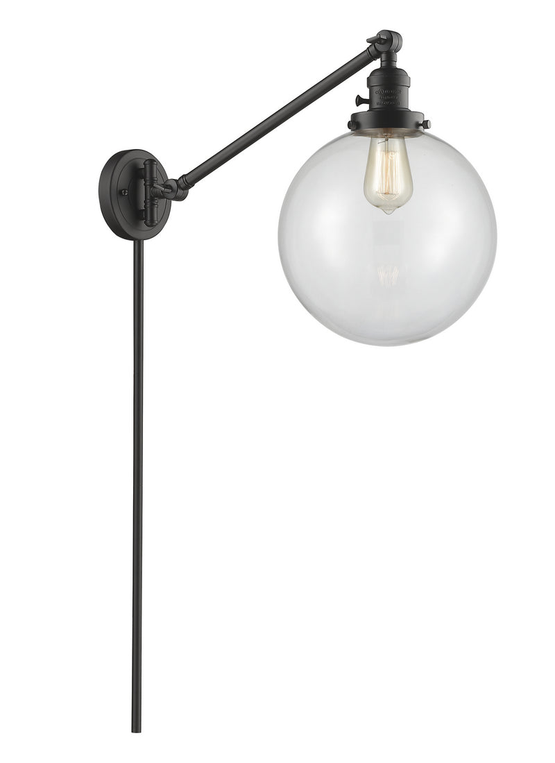 Innovations 237-OB-G202-10 One Light Swing Arm Lamp, Oil Rubbed Bronze