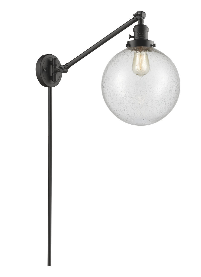 Innovations 237-OB-G204-10 One Light Swing Arm Lamp, Oil Rubbed Bronze