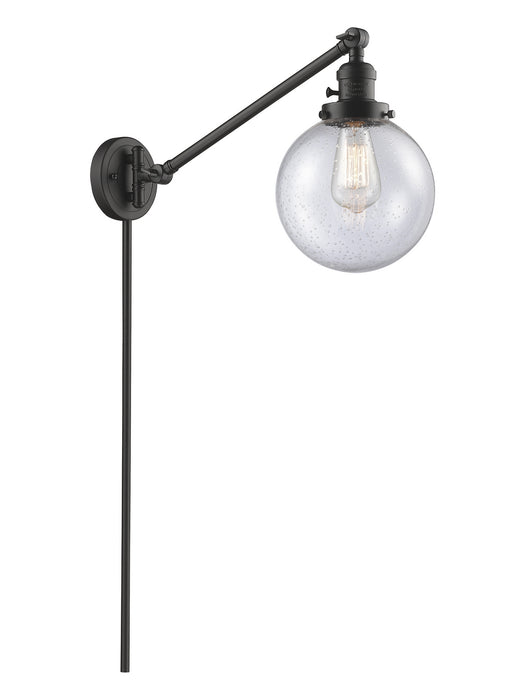 Innovations 237-OB-G204-8 One Light Swing Arm Lamp, Oil Rubbed Bronze