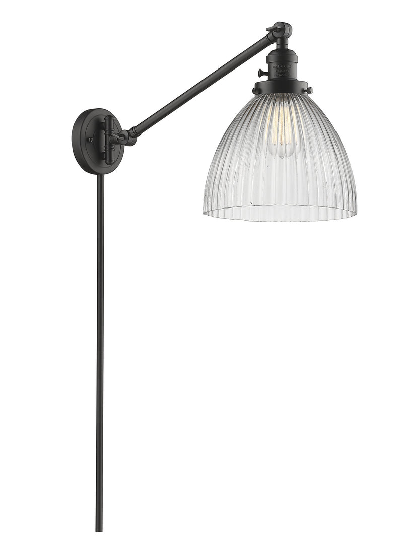 Innovations 237-OB-G222 One Light Swing Arm Lamp, Oil Rubbed Bronze