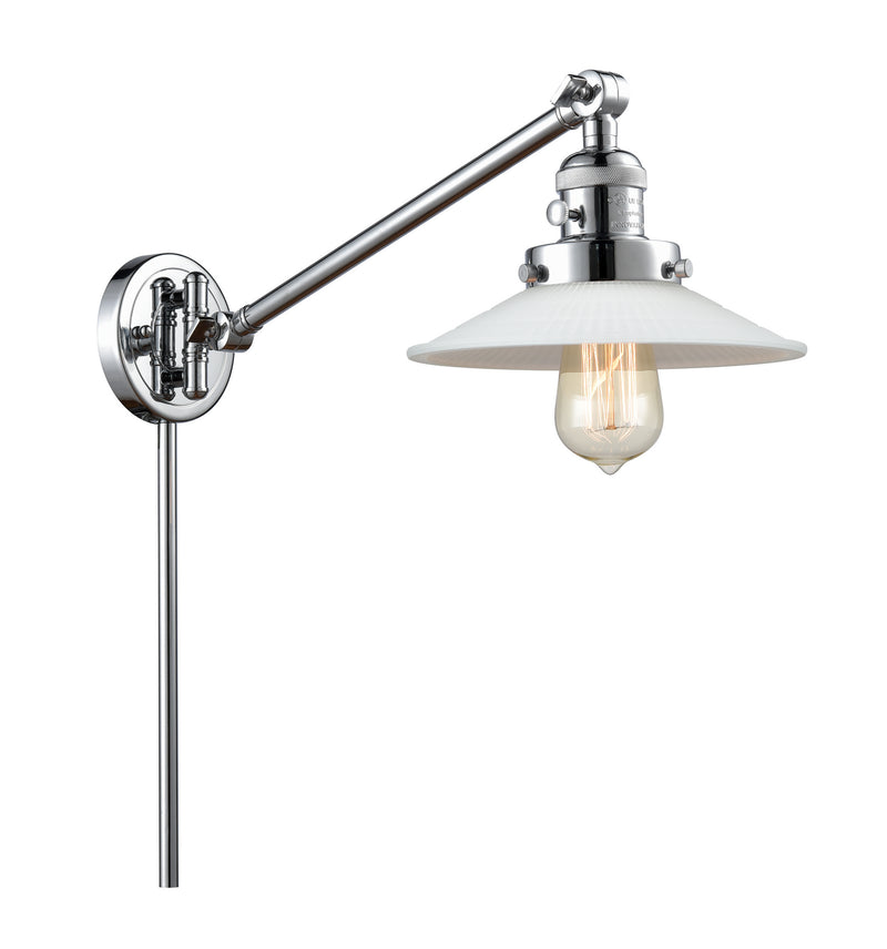 Innovations 237-PC-G1 One Light Swing Arm Lamp, Polished Chrome