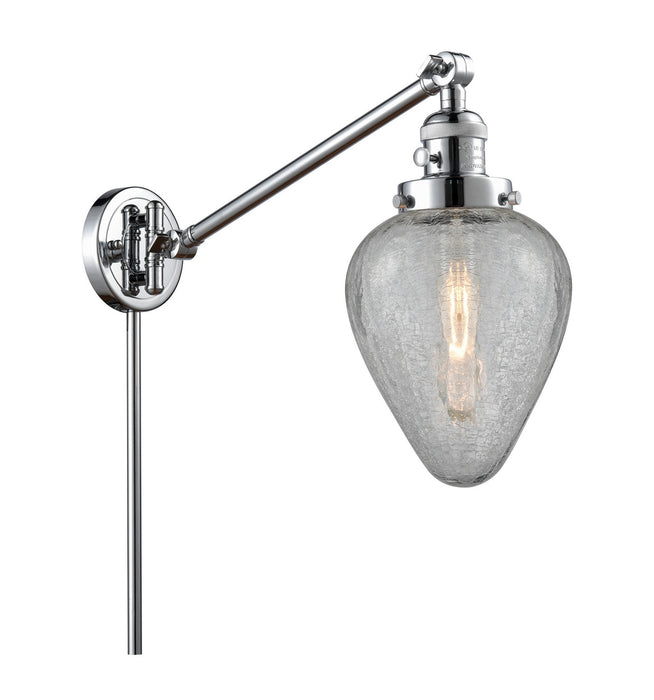 Innovations 237-PC-G165 One Light Swing Arm Lamp, Polished Chrome
