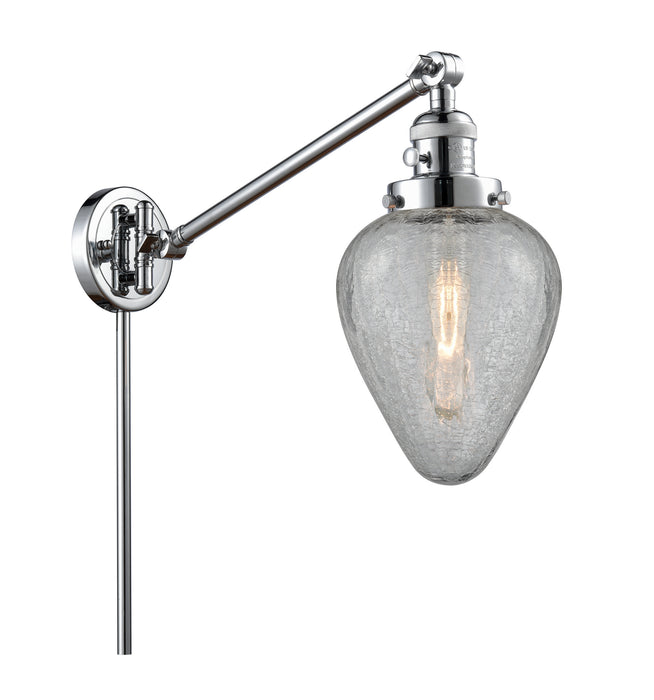 Innovations 237-PC-G165 One Light Swing Arm Lamp, Polished Chrome