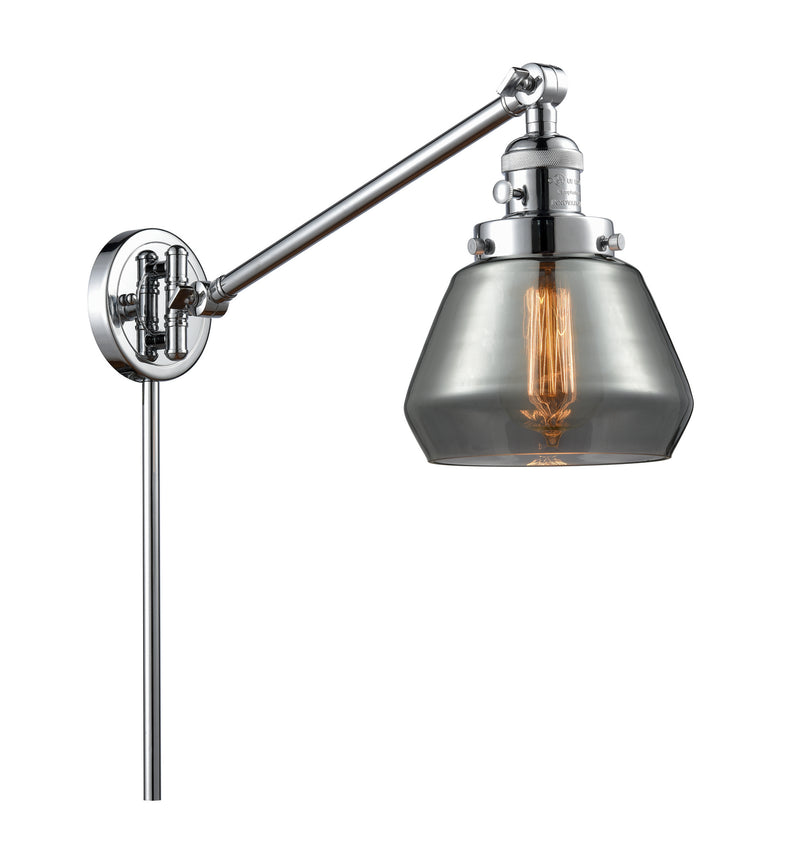 Innovations 237-PC-G173 One Light Swing Arm Lamp, Polished Chrome