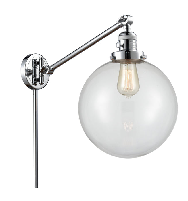 Innovations 237-PC-G202-10 One Light Swing Arm Lamp, Polished Chrome