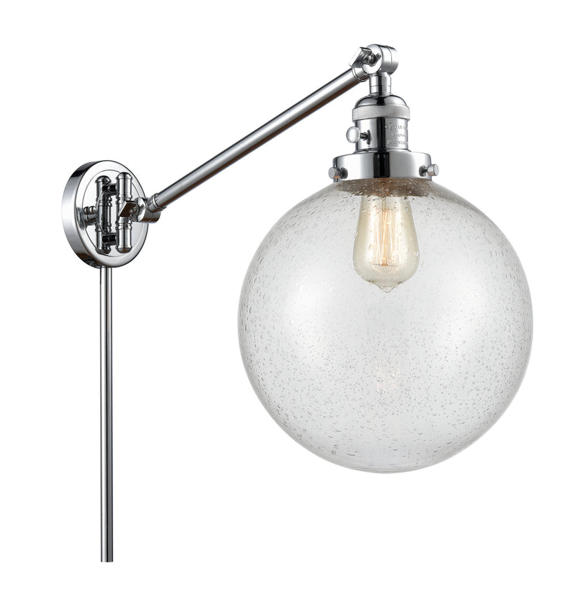 Innovations 237-PC-G204-10 One Light Swing Arm Lamp, Polished Chrome