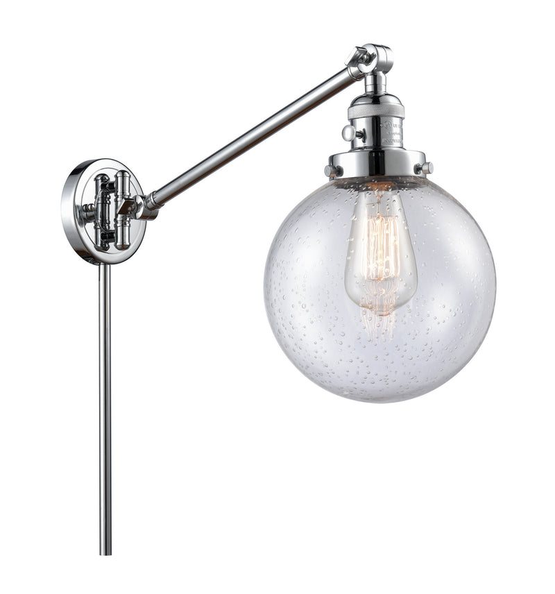Innovations 237-PC-G204-8 One Light Swing Arm Lamp, Polished Chrome