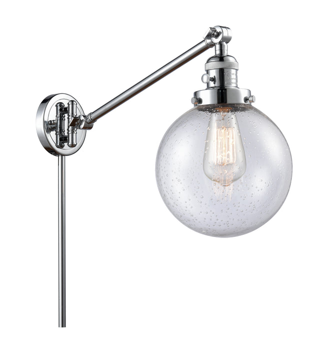 Innovations 237-PC-G204-8 One Light Swing Arm Lamp, Polished Chrome