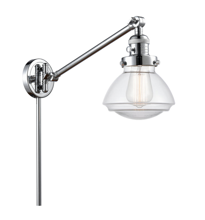 Innovations 237-PC-G322 One Light Swing Arm Lamp, Polished Chrome