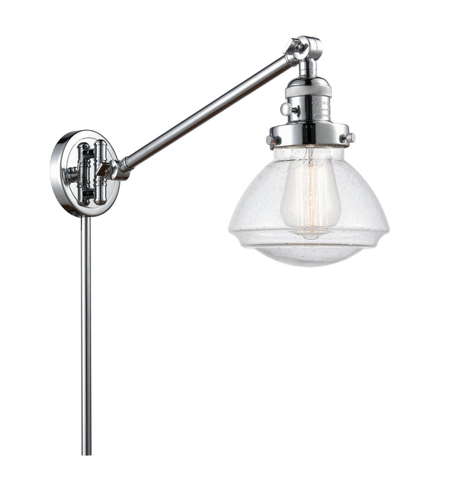 Innovations 237-PC-G324 One Light Swing Arm Lamp, Polished Chrome