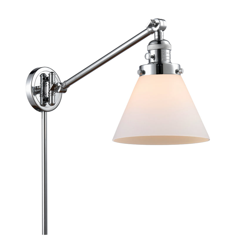 Innovations 237-PC-G41 One Light Swing Arm Lamp, Polished Chrome