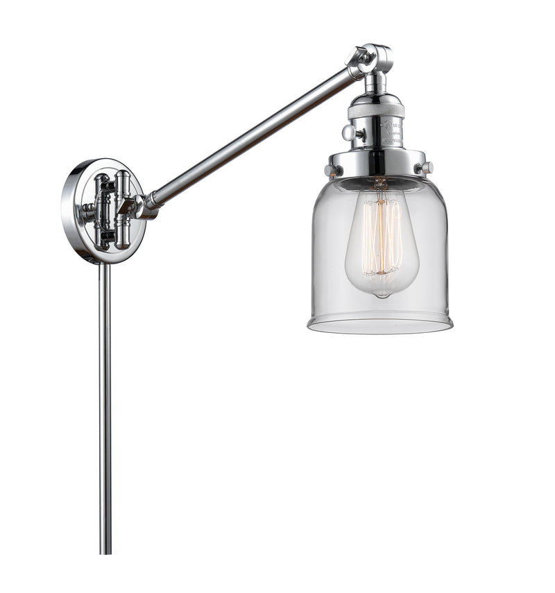 Innovations 237-PC-G52 One Light Swing Arm Lamp, Polished Chrome