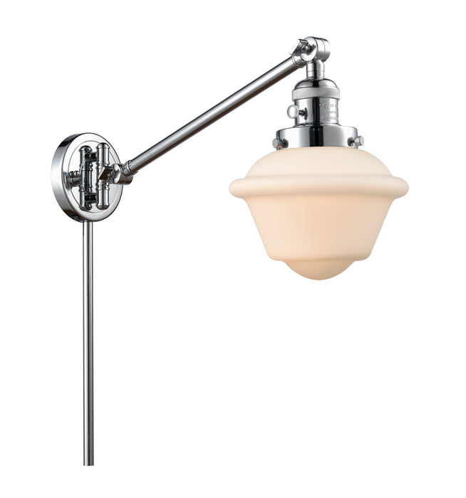 Innovations 237-PC-G531 One Light Swing Arm Lamp, Polished Chrome