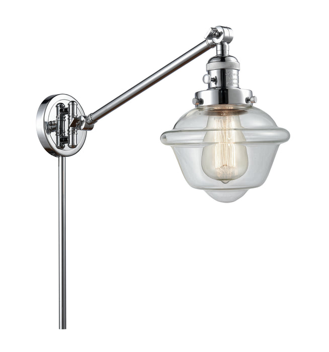 Innovations 237-PC-G532 One Light Swing Arm Lamp, Polished Chrome