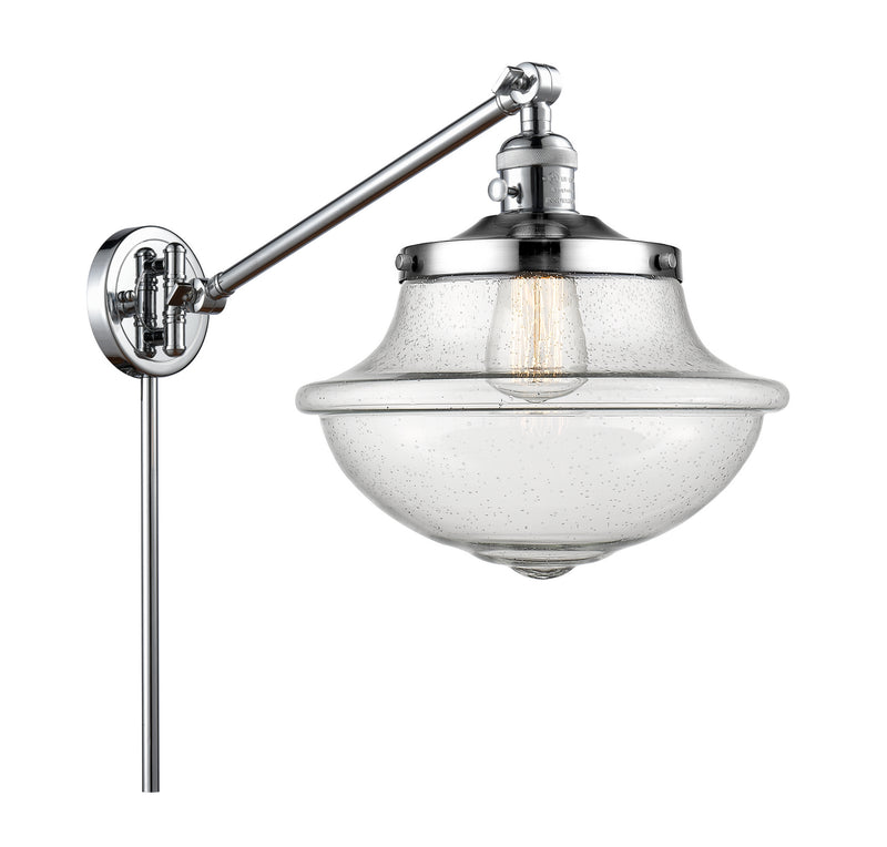Innovations 237-PC-G544 One Light Swing Arm Lamp, Polished Chrome