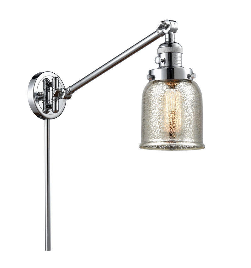 Innovations 237-PC-G58 One Light Swing Arm Lamp, Polished Chrome