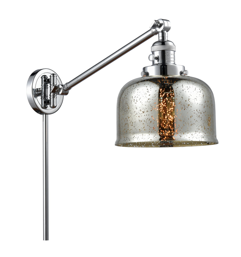 Innovations 237-PC-G78 One Light Swing Arm Lamp, Polished Chrome