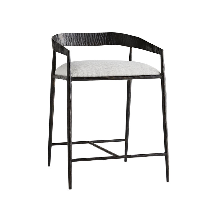 Arteriors 4746 Counter Stool, Sterling