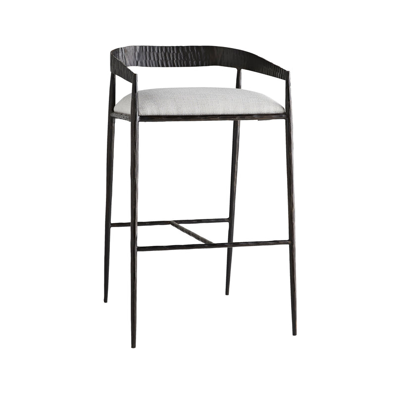 Arteriors 4747 Bar Stool, Sterling