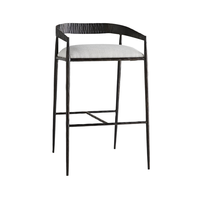 Arteriors 4747 Bar Stool, Sterling