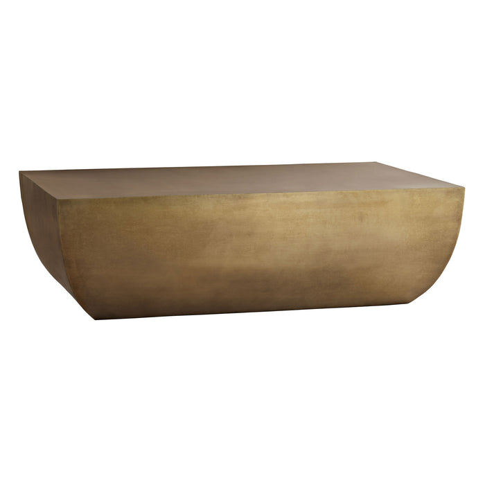 Arteriors 4763 Coffee Table, Antique Brass